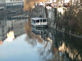 Reflection in river Ljubljanica